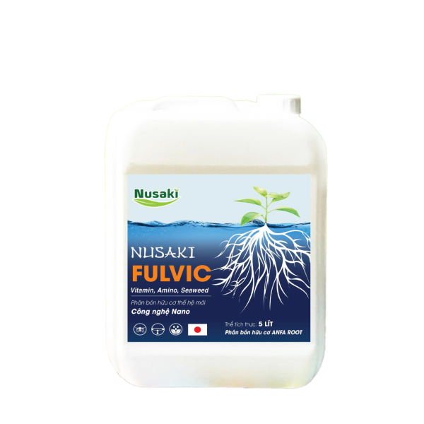 Phân Bón Hữu Cơ Nusaki Fulvic – Giải Pháp Dinh Dưỡng Toàn Diện Cho Cây Trồng